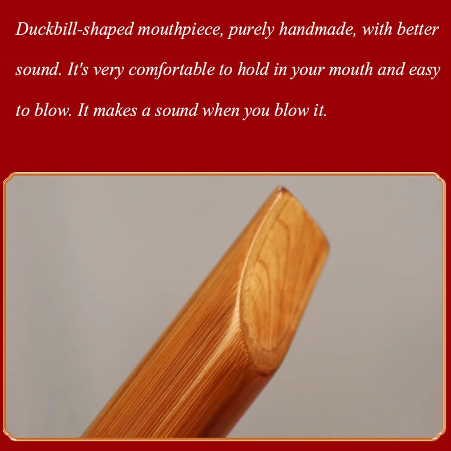 BBAUER flauto dolce flauto traverso flauto irlandeseClarinetto a bocca piatta a 6 fori senza membrana, strumento a fiato per principianti e adulti per studenti(Color:C)