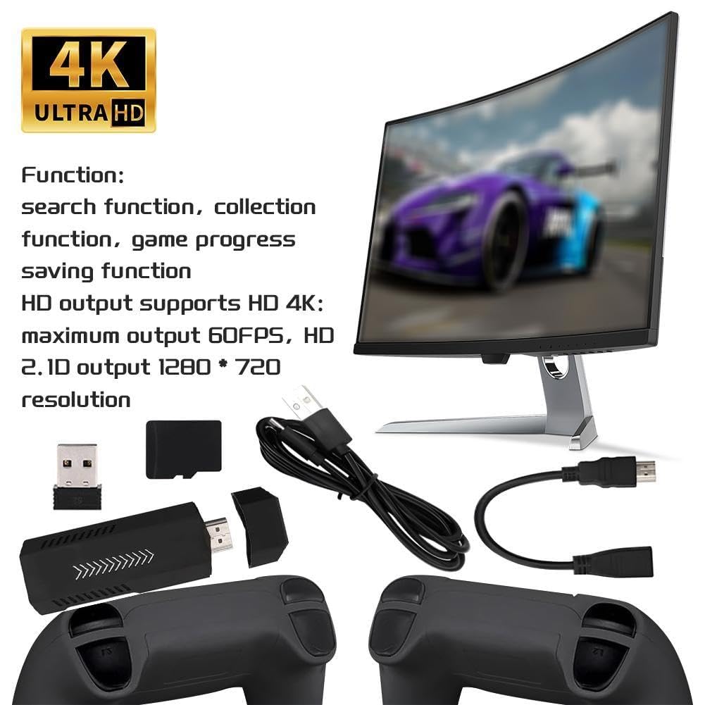 X2 Ultra Game Stick 4K 2.4G Controller Support 1-2 Player High Definition Retro Games