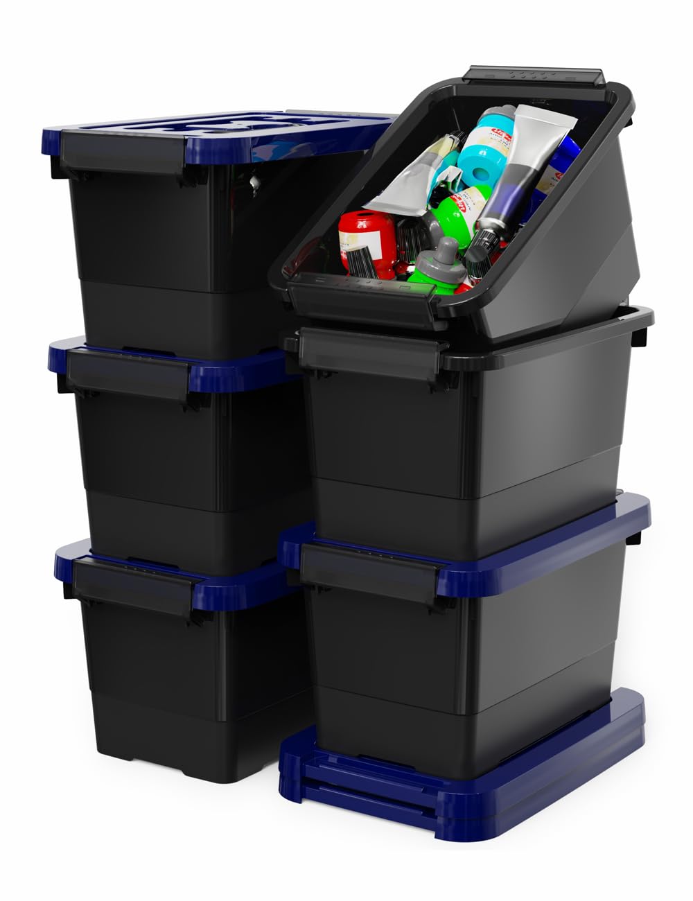 WYT Lot De 6 Petites Boîtes De Rangement Empilables En