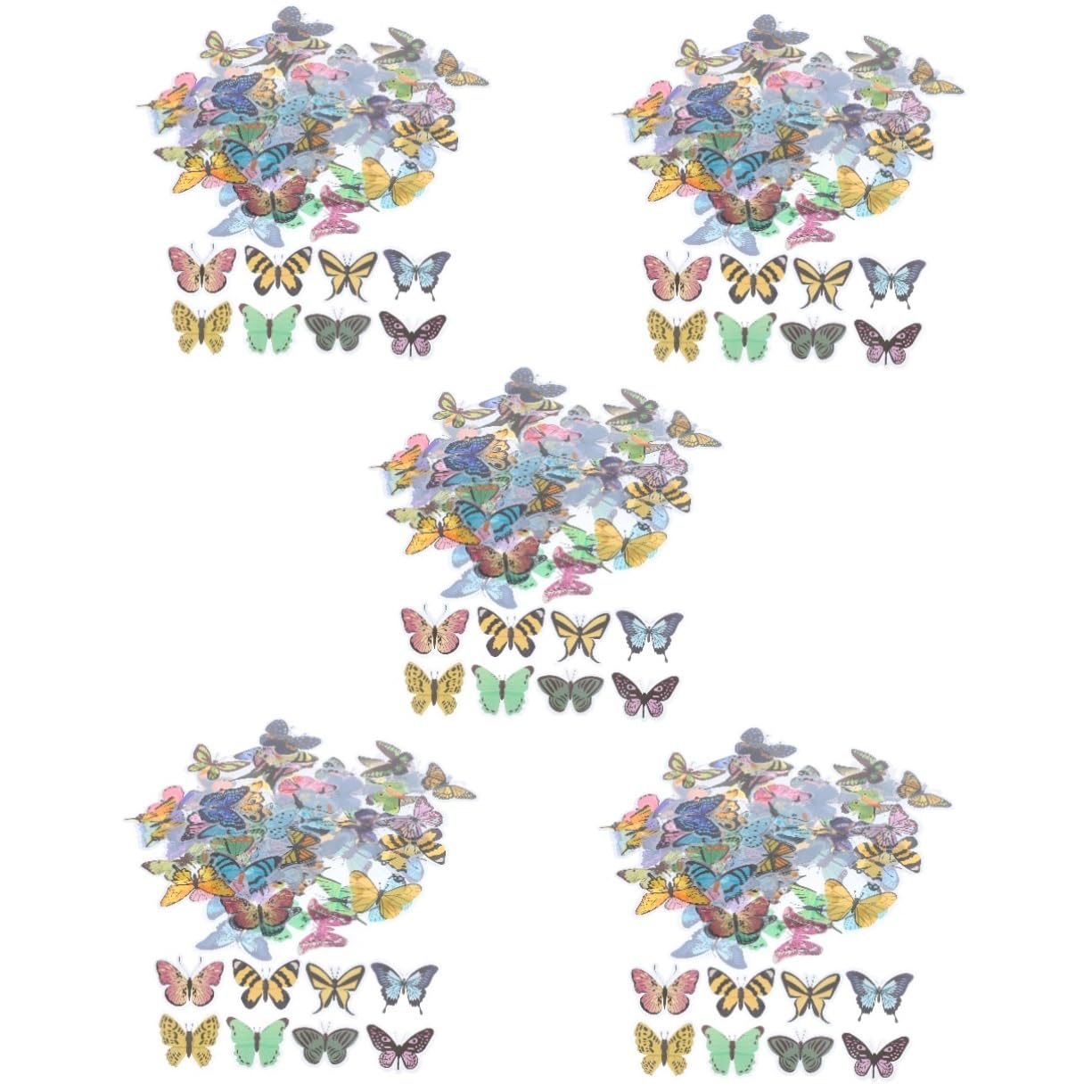 Stickers autocollants Lurrose pour décorer vos agendas sans contours blancs visibles