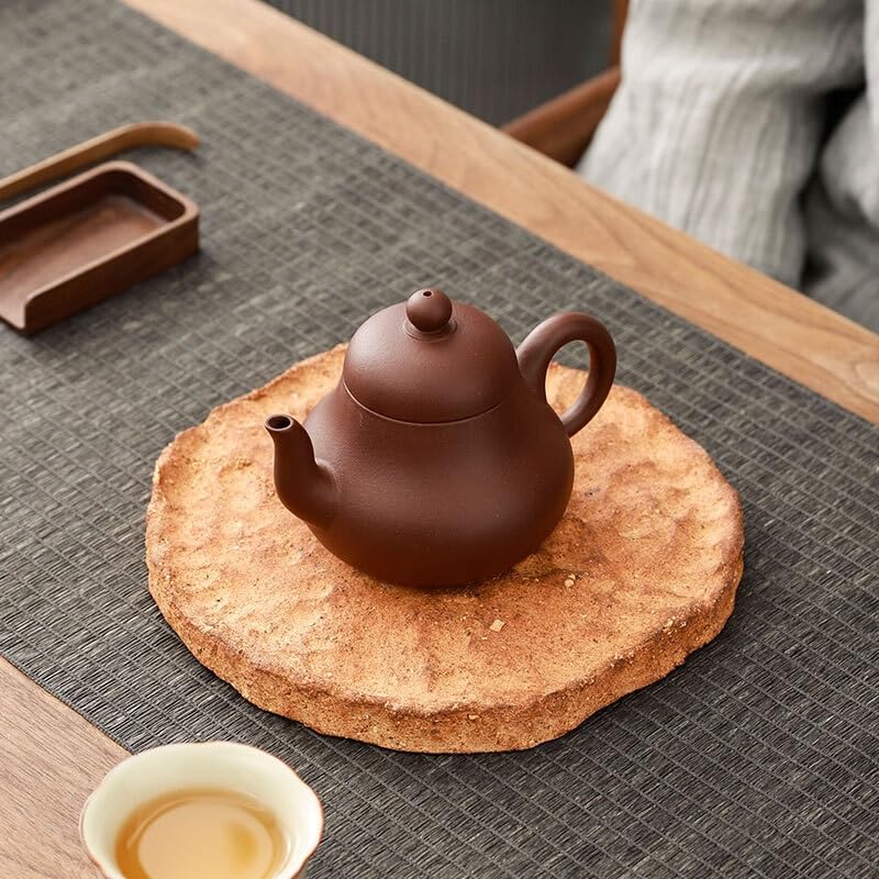 Plateau à thé absorbant rétro pour infusion sèche sans éclaboussures sur la table