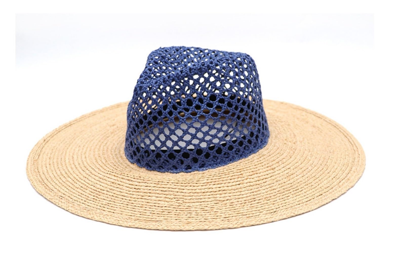 Generico Berretto Fedora Estivo in Rafia Fatto a Mano da Uomo e Donna Panama Jazz all'aperto