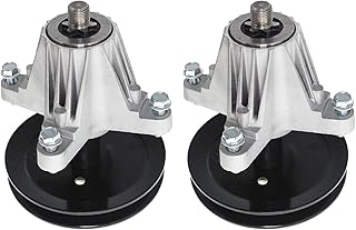 labwork 2 Pack Spindle Assembly Wtih Pulley Replacement for Troy Bilt Tb42 Pony Bronco Tb42 7-Speed