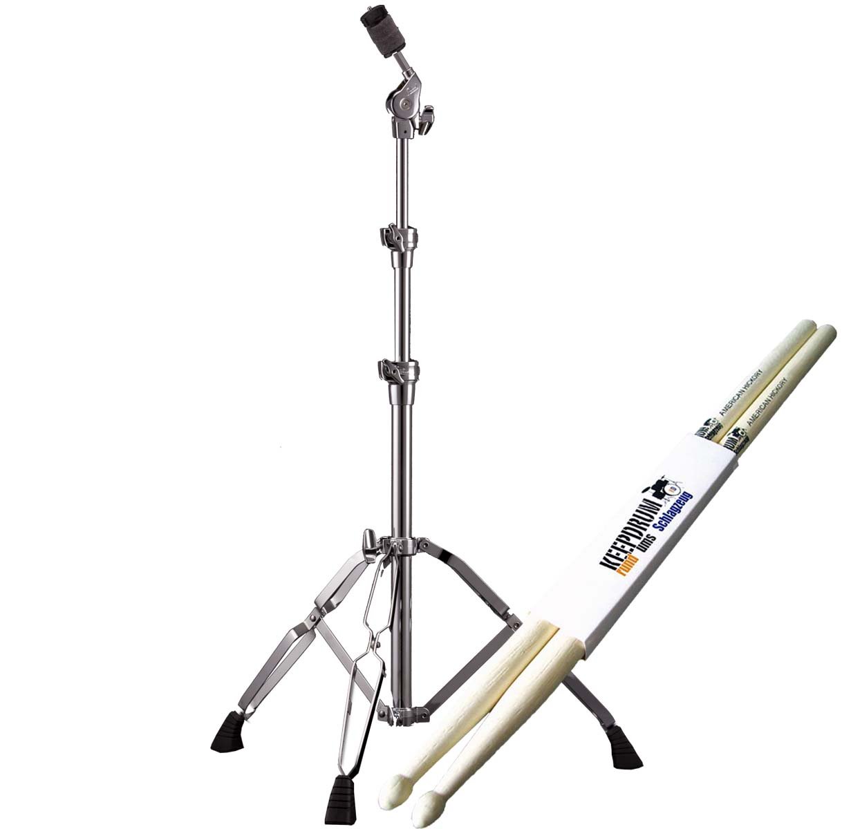 PEARL C-930 - Supporto dritto + 1 paio di bacchette keepdrum