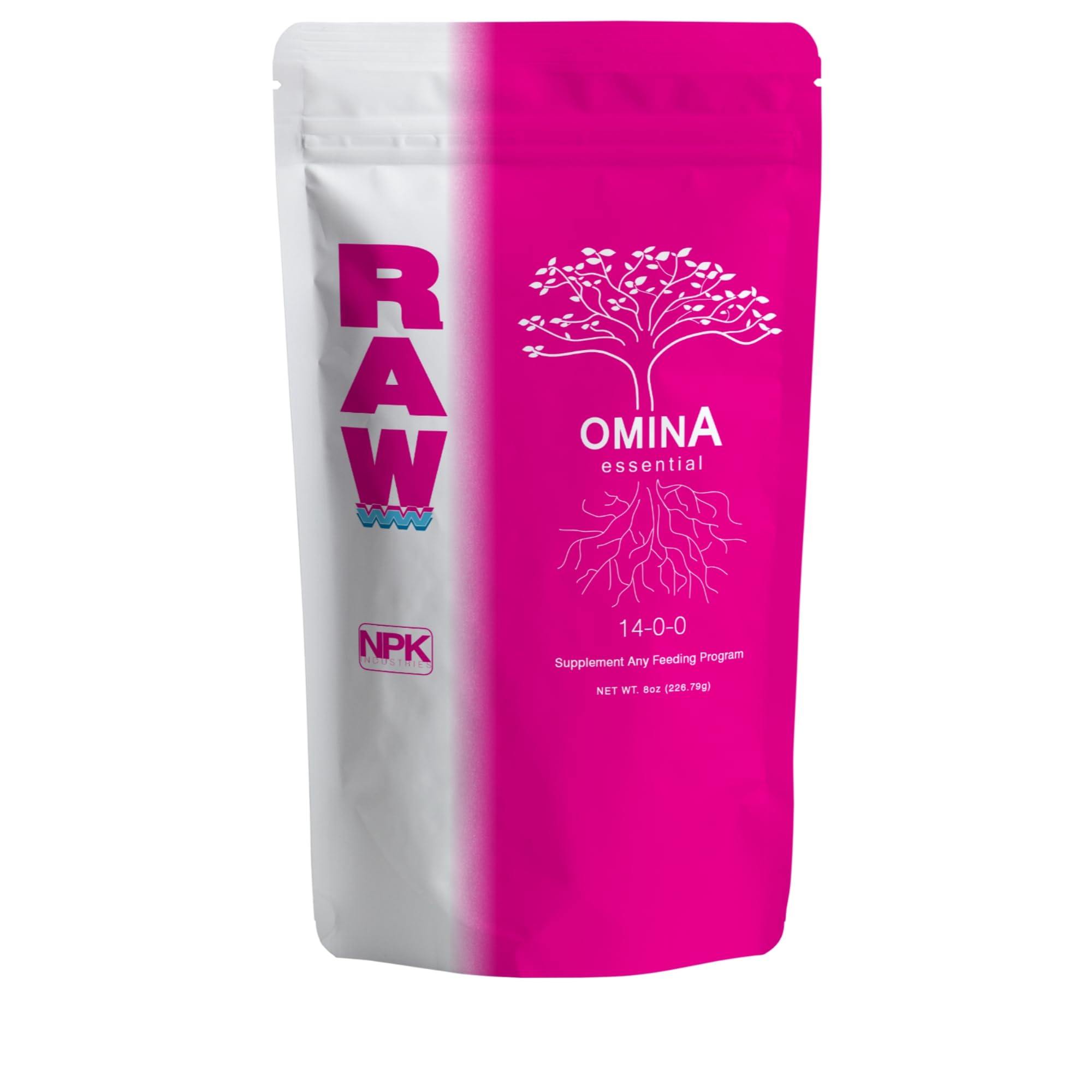 RAW - Omina, Plant Supplement chelator, Increase Uptake of Calcium ions, Build Strong Cell Walls, for Horticultural Purposes, Indoor Outdoor use, 8 oz