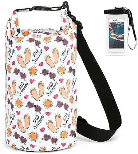 10L Bolsa Impermeável de Natação, Saco Estanque com Capa Bolsa para Celular à Prova de Água, Perfeit