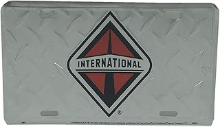 International Trucks License Plate (Diamond Plate)
