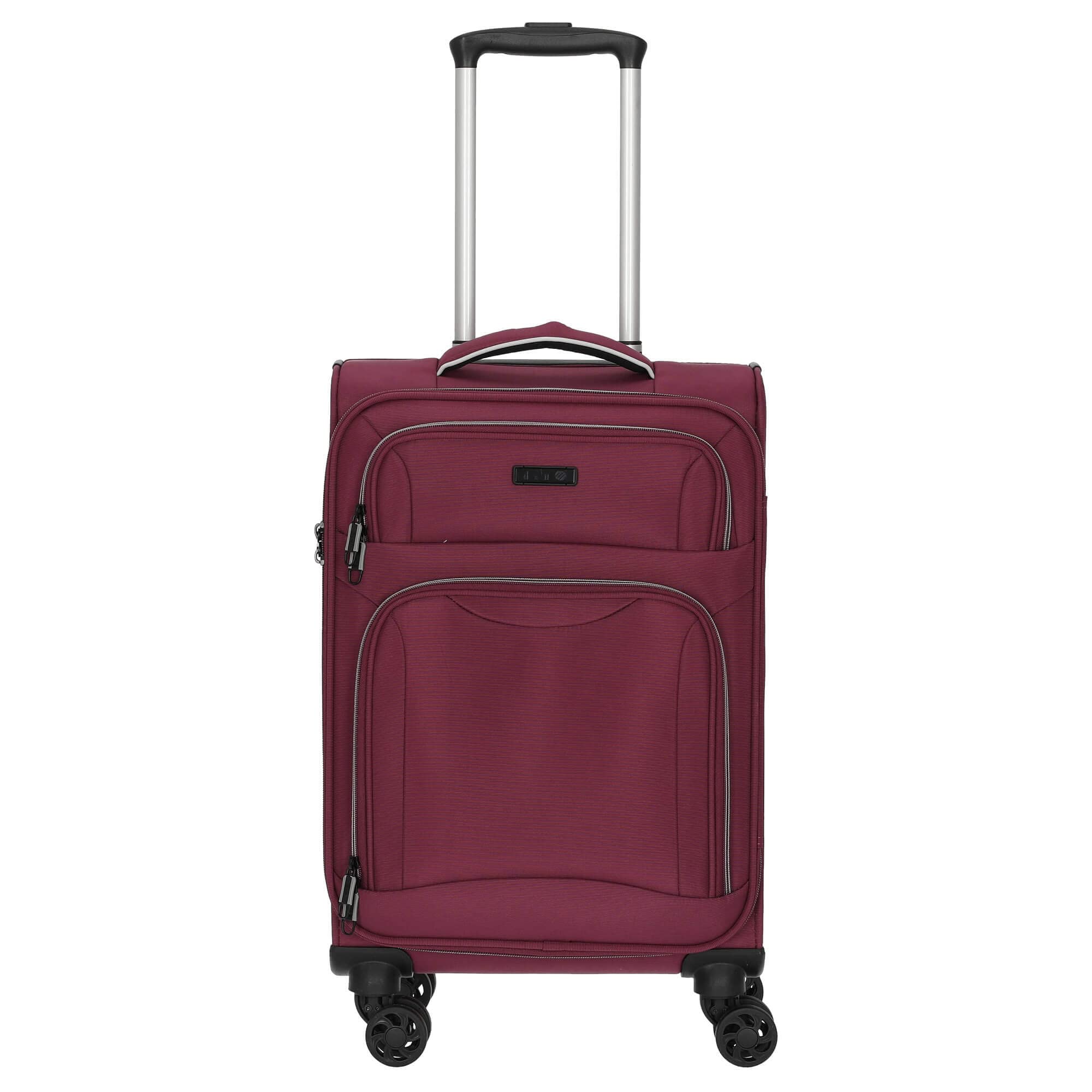 D&N Travel Line 9204-4-rolkowy wózek kabinowy S 55 cm, liliowy, Einheitsgröße, Swobodny