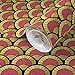 Commercial Grade Wallpaper Swatch - All You Need Pink Gold Art Deco Fan Pattern Vintage Inspired Retro Twenties Traditional Wallpaper by Spoonflower