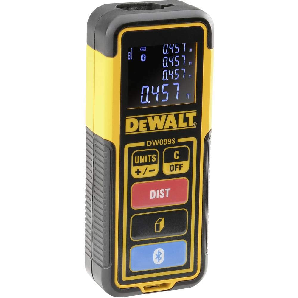 DeWalt DW099S-XJ - Medidor láser de distancias 30m con Bluetooth, Arándano