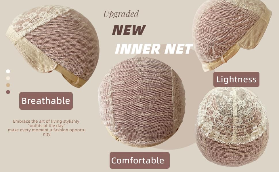 Rugelyss Long Wavy Auburn Red Wigs for Women, Layered Synthetic Copper Ginger Hair Wig with Bangs for Daily or Costume Party