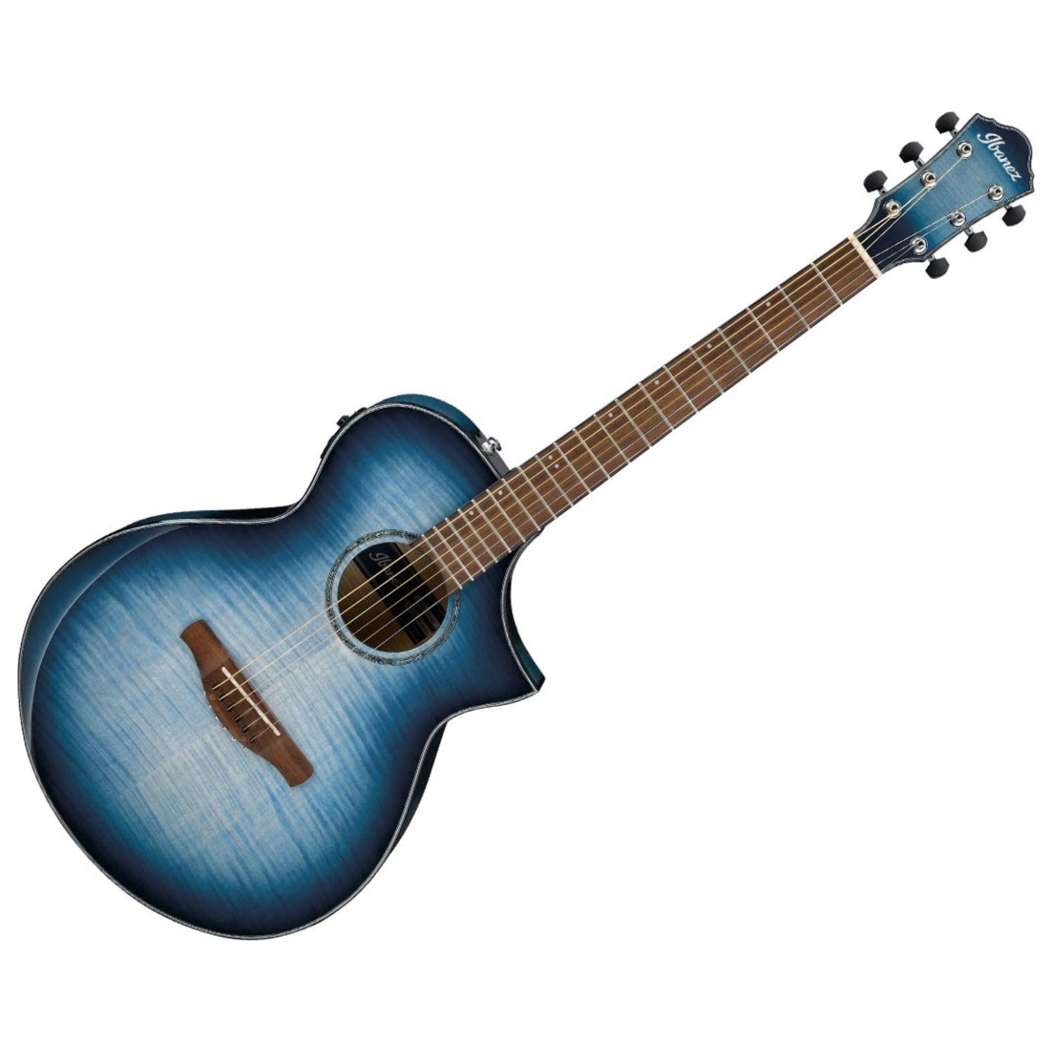 Amazon.com: Ibanez AEWC400 Acoustic-Electric Guitar - Indigo Blue