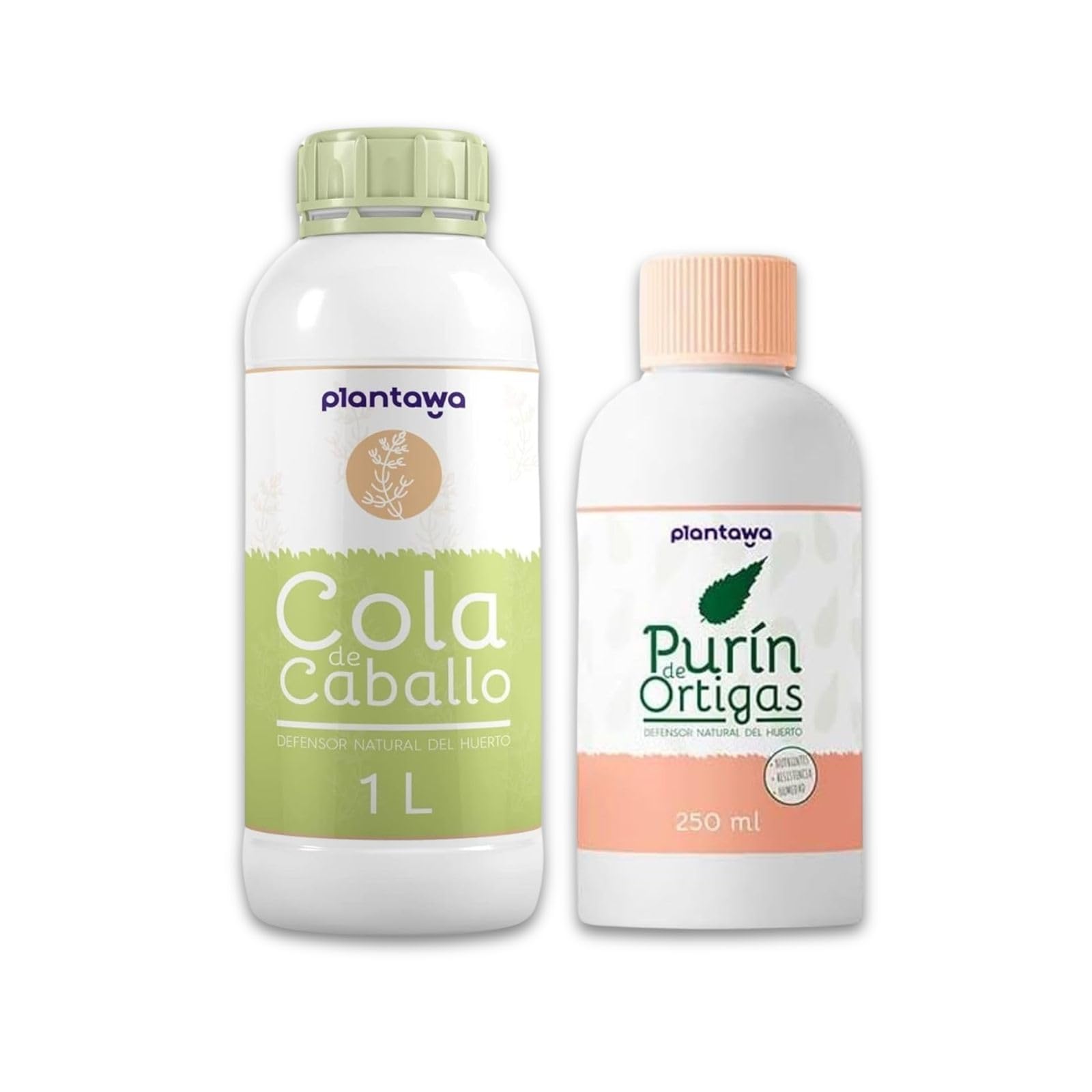 Purin d'Ortie 250mL et Extrait de Queue de Cheval 1L - LE PLUS CONCENTRÉ - Fournit du fer et des nutriments essentiels - Amélioration des défenses naturelles des plantes - Produit par décoction et