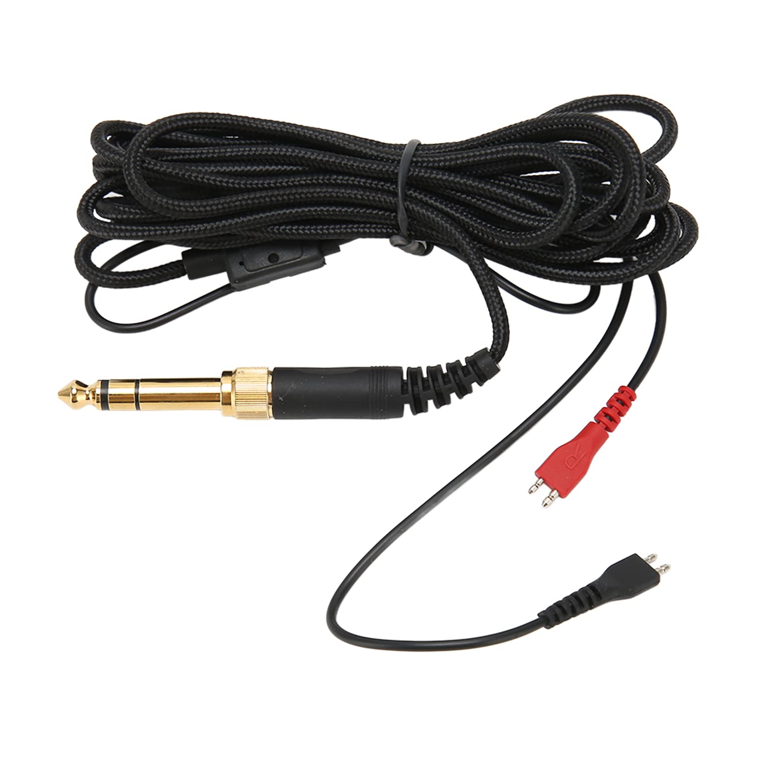Cable de Auriculares de Repuesto, para Sennheiser HD25 560 540 480 430, Cable de Auriculares Portátil de Alambre Tejido HD de 9.8 Pies