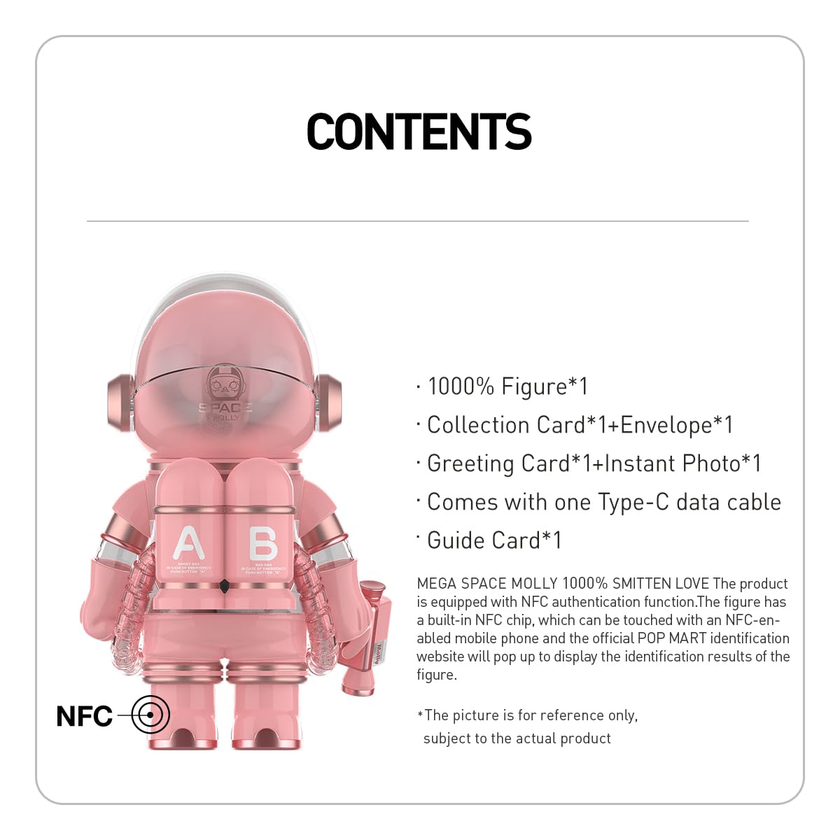 Amazon | POP MART MEGA SPACE MOLLY 1000% SMITTEN LOVE | フィギュア