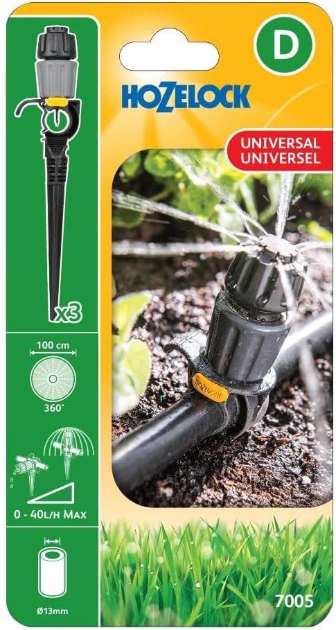 Hozelock Easydrip Universal Sprinkler (3 pack)