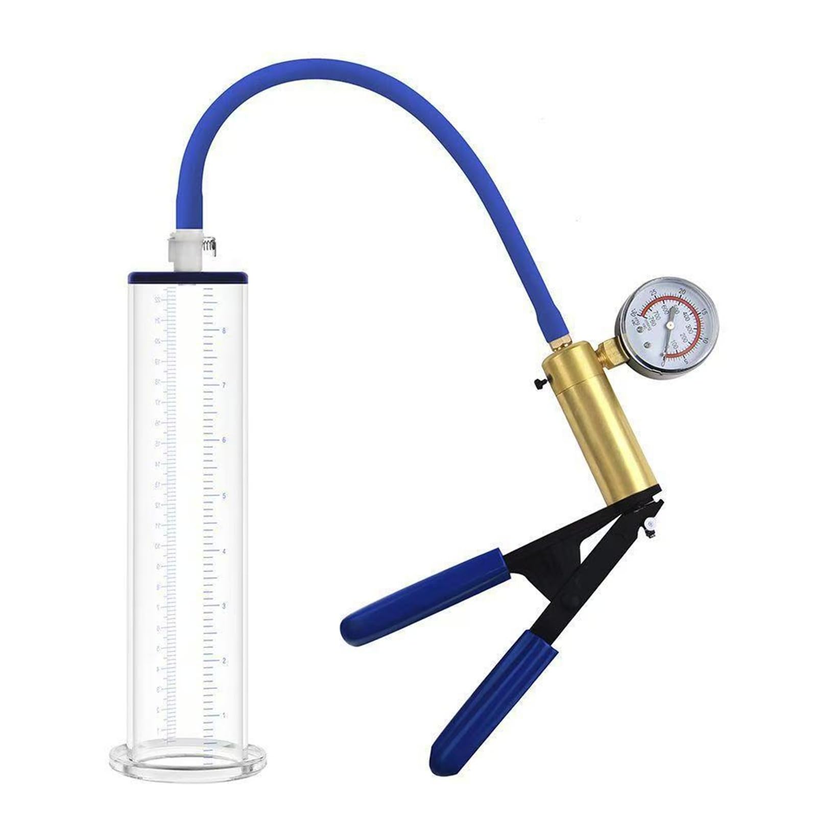 Pompe D'agrandissement Du Pénis Avec Pistolet En Laiton Et Manomètre, Électrique Professionnelle, À Manuelle, Kit De Pour L'agrandissement