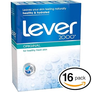 Lever 2000 Bar Soap, Original 4 Ounce, 16 ct.