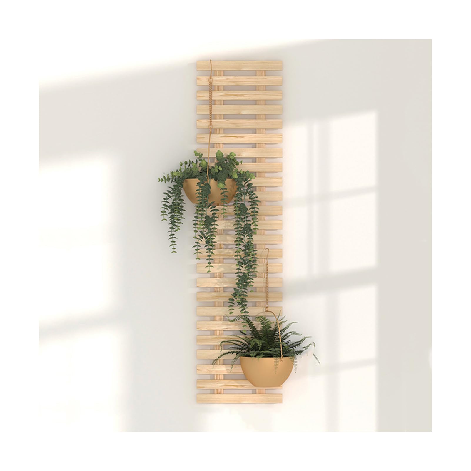 Macetero De Pared – Macetero Colgante De Madera Para Plantas De Interior Y Exterior, Jardín Vertical, Pared De Plantas, Macetero De Montaje En Pared, Soporte Para Suculentas De Plantas De Aire, Enrej