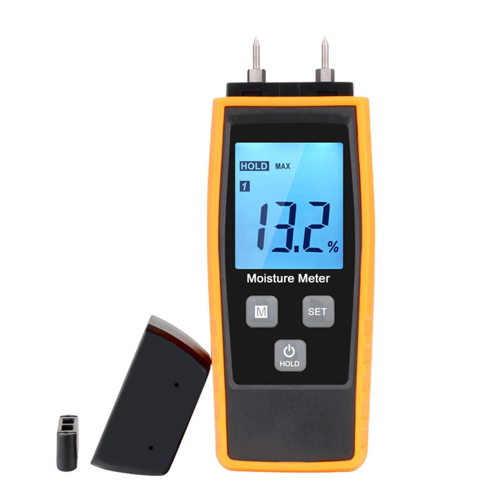 Kalttoy Light Handheld Wood Tester Meter With Back Digital Detector Meter Tester Firewood Cement Wood Woodworking Firewood