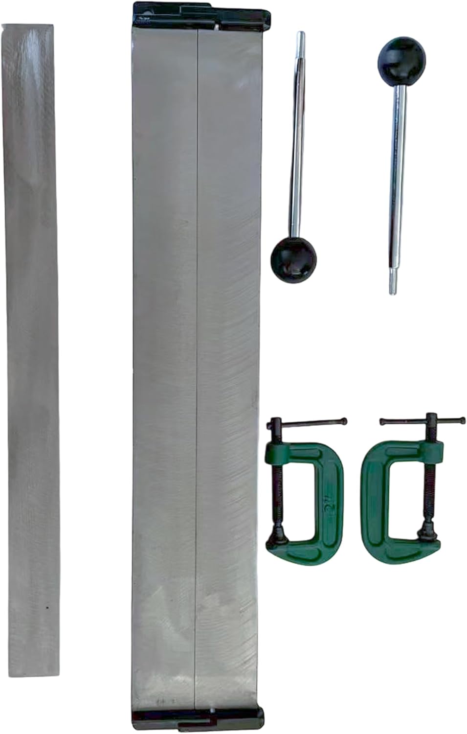 Sheet Metal Brake, 18-Inch Sheet Metal Bender, 18-Gauge Mild Steel Capacity, Portable Bending Brake 0-90 Degree Bending Angle Adjustable Aluminum Brake