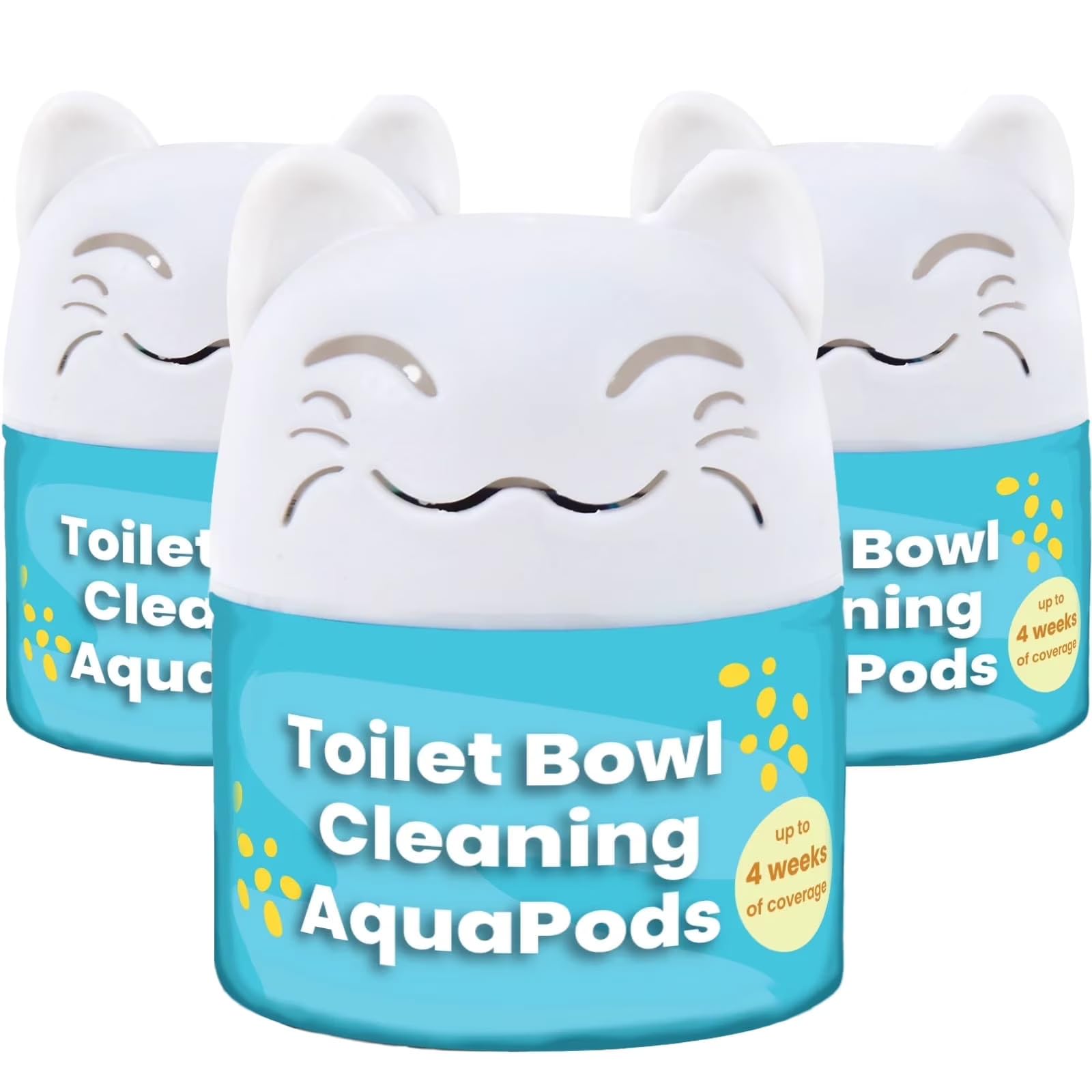 Simple Life Toilet Bowl Cleaner | Automatic Long-Lasting Toilet Bowl Cleaner Tablets | Easy-To-Use, Septic Safe Toilet Cleaner in Bottle | Powerfully Cleans and Prevent Stain Build Up | 3 Count