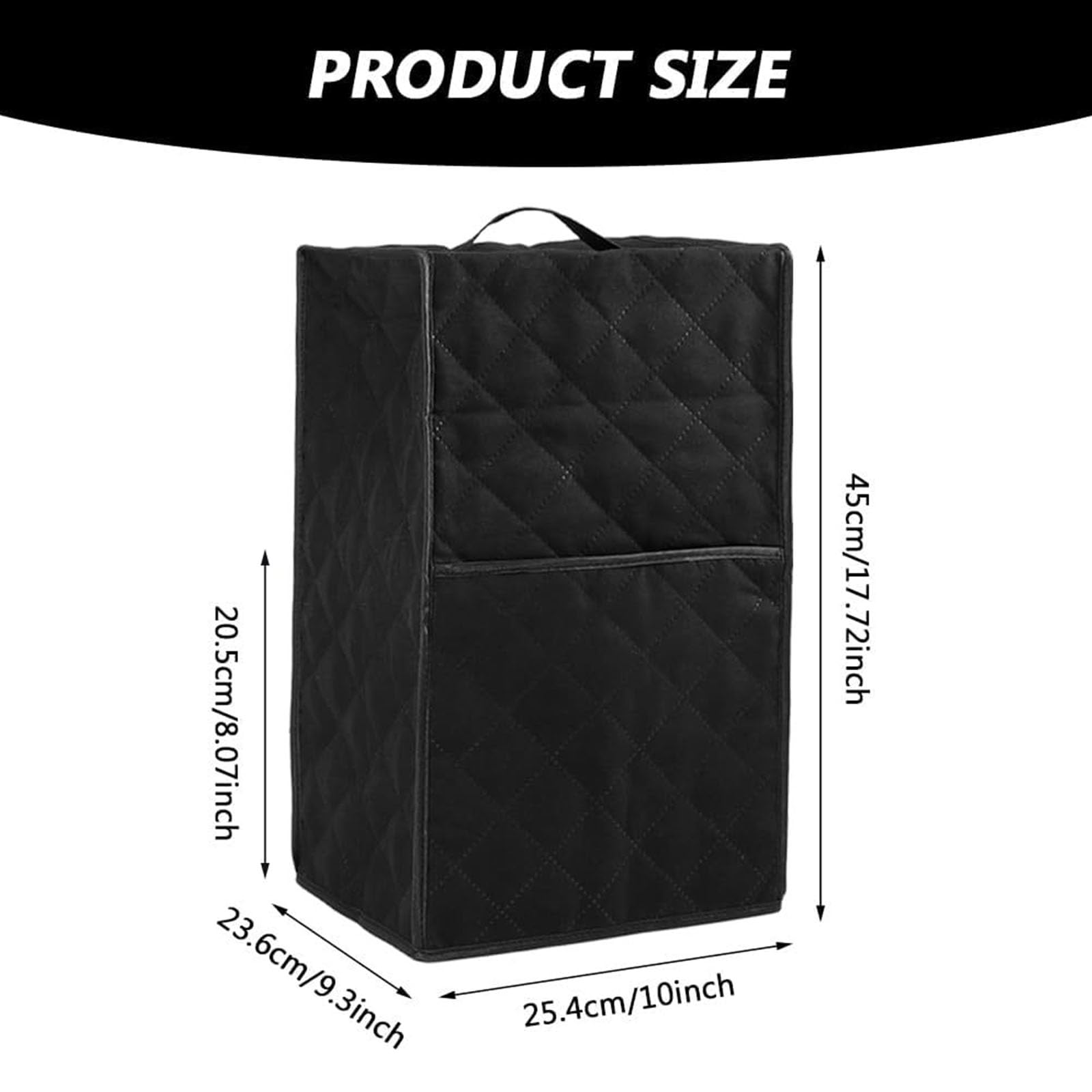 Protector lavable para mezclador, lavable a máquina, cubierta a prueba de polvo con bolsillos para encimera, organización de almacenamiento, cubierta para electrodomésticos de cocina