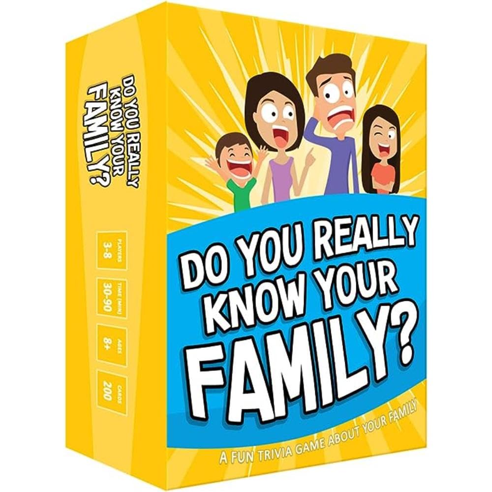 Do you really know your family. An Entertaining Family Activity Packed with Stimulating Topics and Engaging Tasks - Ideal for Children, Adolescents, and Grown-ups.