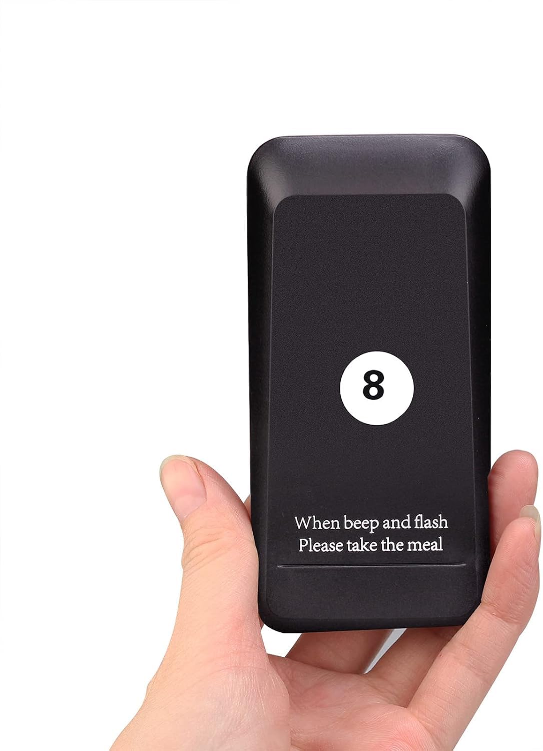 Retekess TD157 Buscapersonas Receptor Compatible con Retekess TD157 Restaurante Buscapersonas Sistema de Llamada Inalámbrico 300mAh 24H 500M Cafetería Pizzería Hotel (Negro, 10 Piezas)