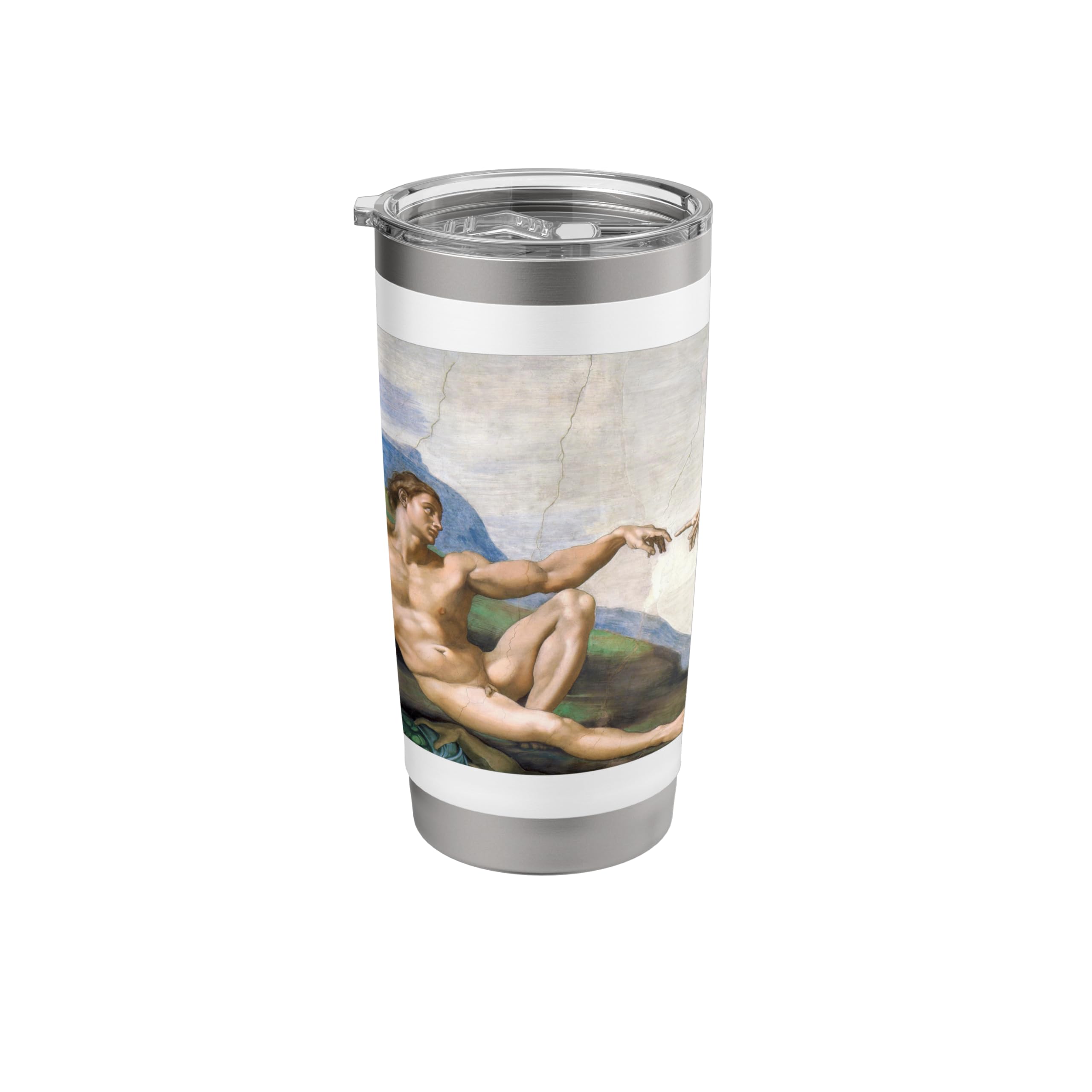 Michelangelo The Creation of Adam Fresco circa 1511 Stainless Steel Insulated Tumbler