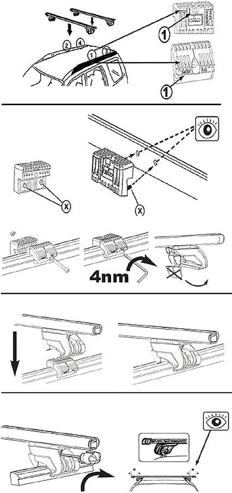 Green Valley 156409 Assembly Kit for Trek Roof Racks
