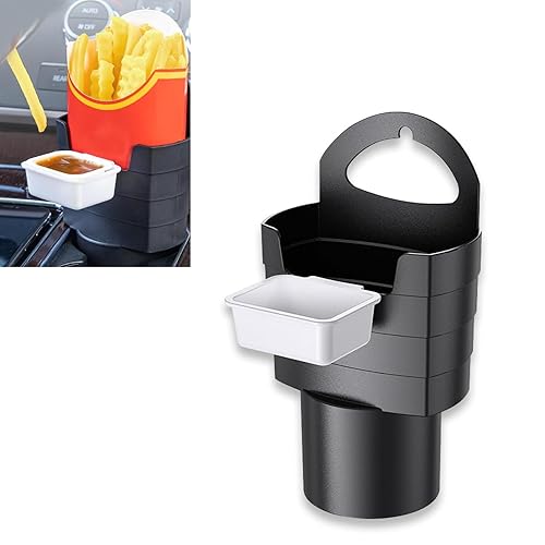 Car French Fry Holder, Plastic French Fries Storage Box with