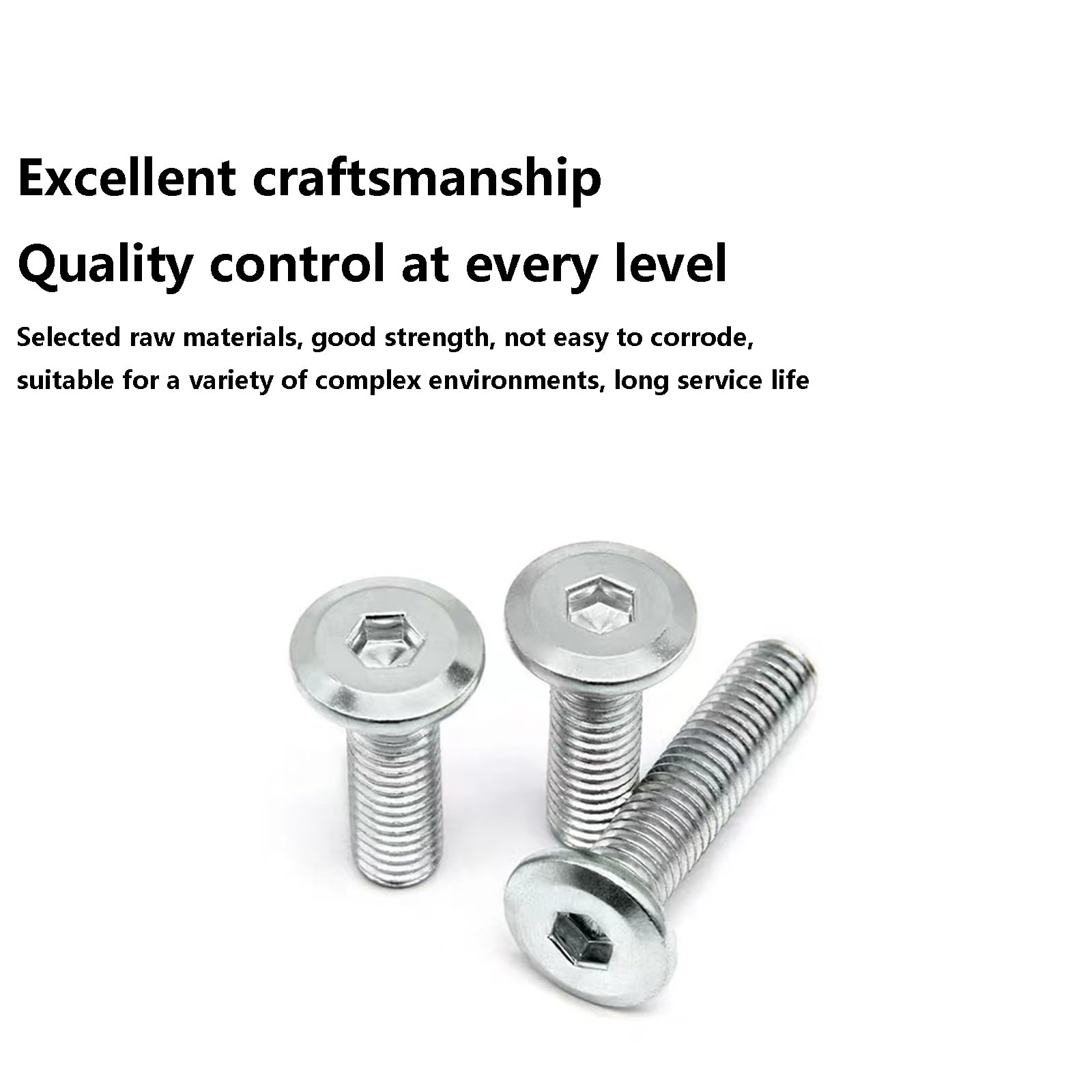 Stück Selbstschneidendes Schrauben-Sortiment-Set, Edelstahl-Senkkopf-Torx-Selbstbohrschrauben, Holz-Trockenbauschrauben mit Bohrer, 13mm/16mm/19mm/25mm/32mm/35mm-Silber
