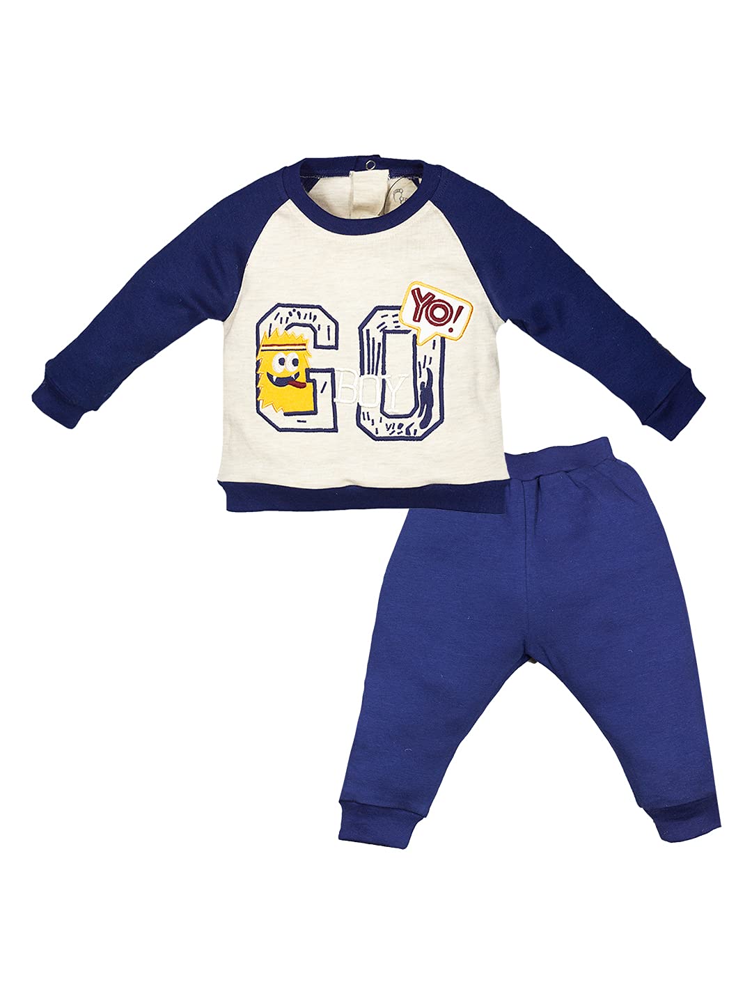 BABY GO Printed Full Sleeves Clothing Set for Baby Boys