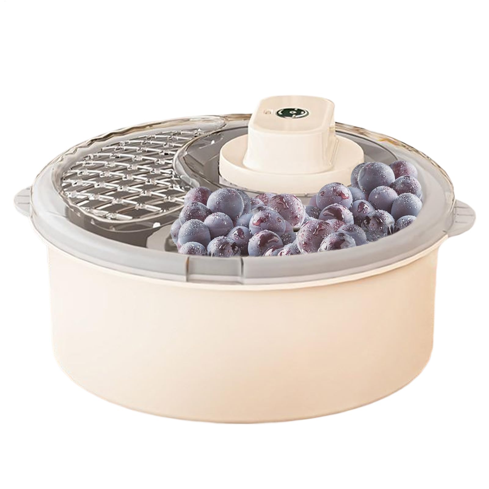 Cuenco giratorio para verduras, recipiente para lavar frutas de cocina | herramienta de preparación de ensaladas, utensilio de cocina para frutas, verduras, preparación de comidas, accesorio