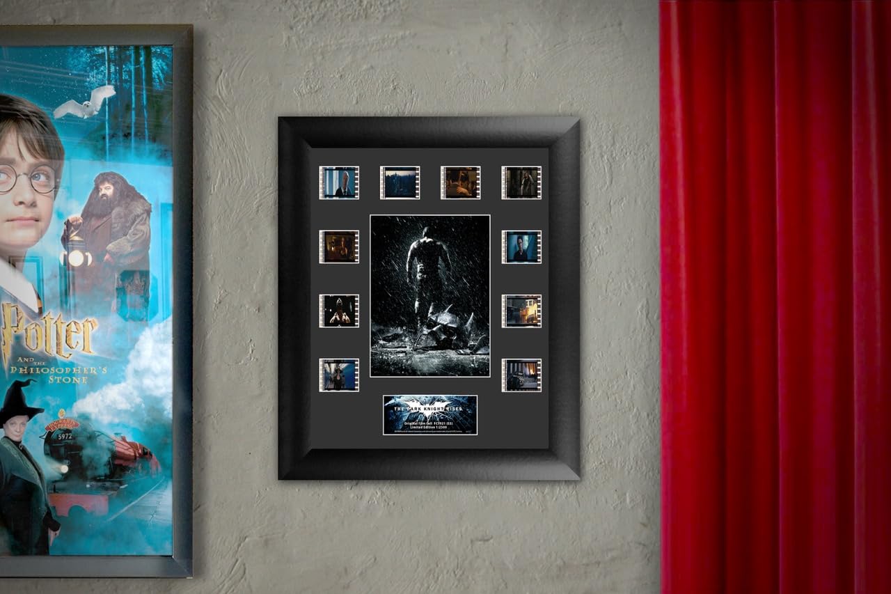 Batman The Dark Knight Rises Film Cell im Holzrahmen Mini Montage Bane