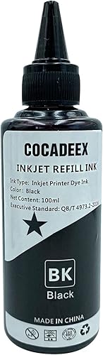 Miniatura 3 de COCADEEX 5 botellas de tinta negra compatible con cartuchos de tinta Canon PG-275XL PG-245XL PG-260XL PG-240XL PG-210XL PG-213XL PG-40 PG-830, etc.
