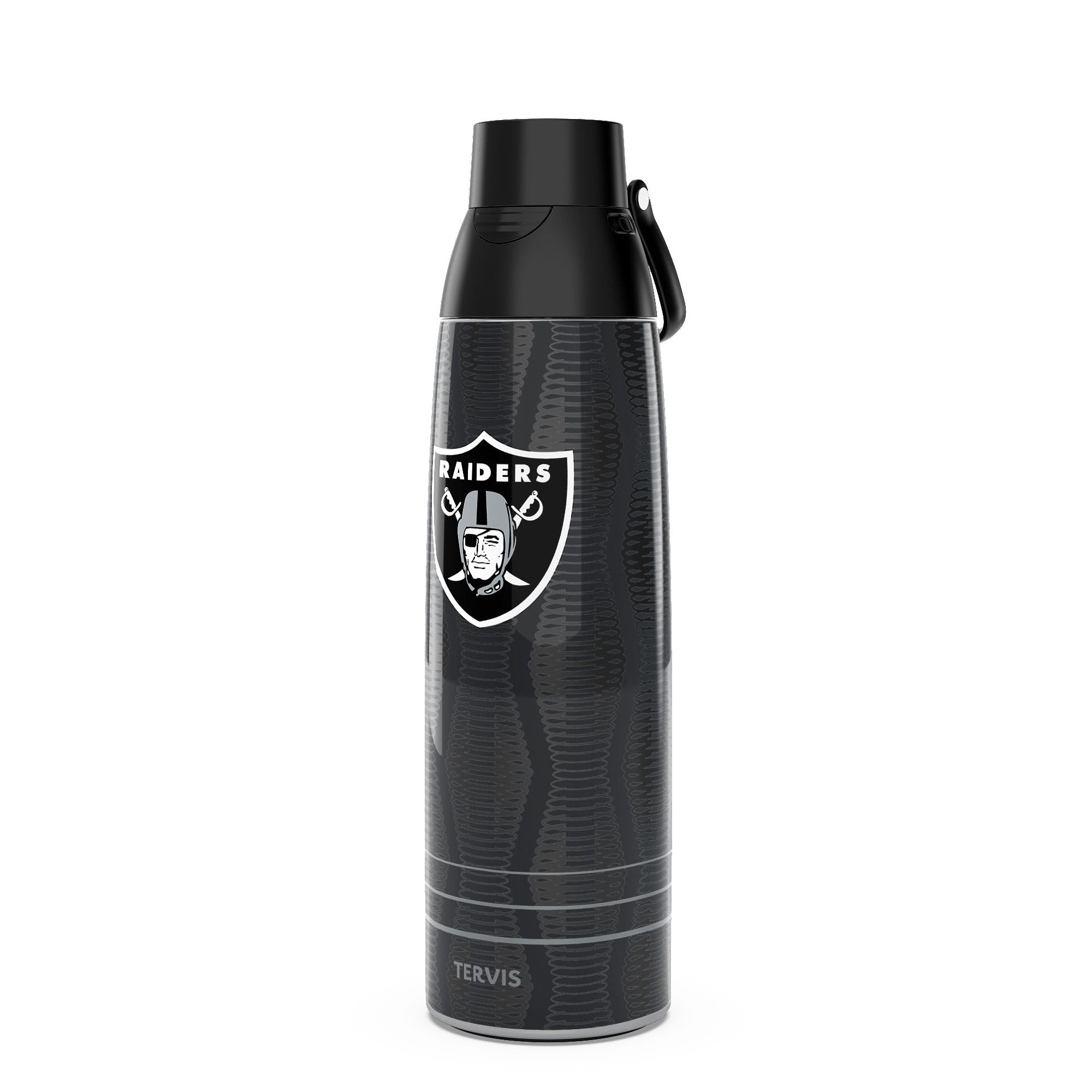 Tervis Venture Water Bottle NFL® Las Vegas Raiders - Full Speed Triple Walled Insulated Tumbler Travel Cup Keeps Drinks Cold & Hot, 36oz, Stainless Steel