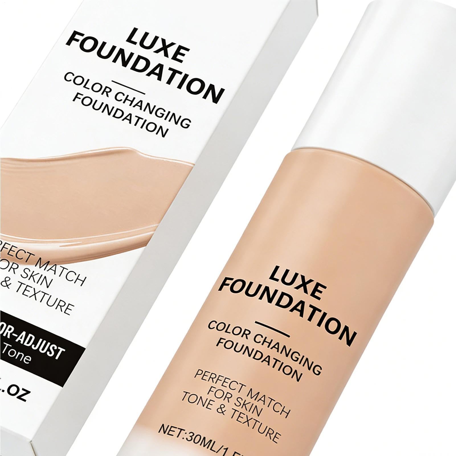 LUXE Base correctora de color inteligente, base que cambia de color, imprimadores faciales de 30 ml, para imperfecciones, belleza, espinillas de la piel, iluminador — view 6