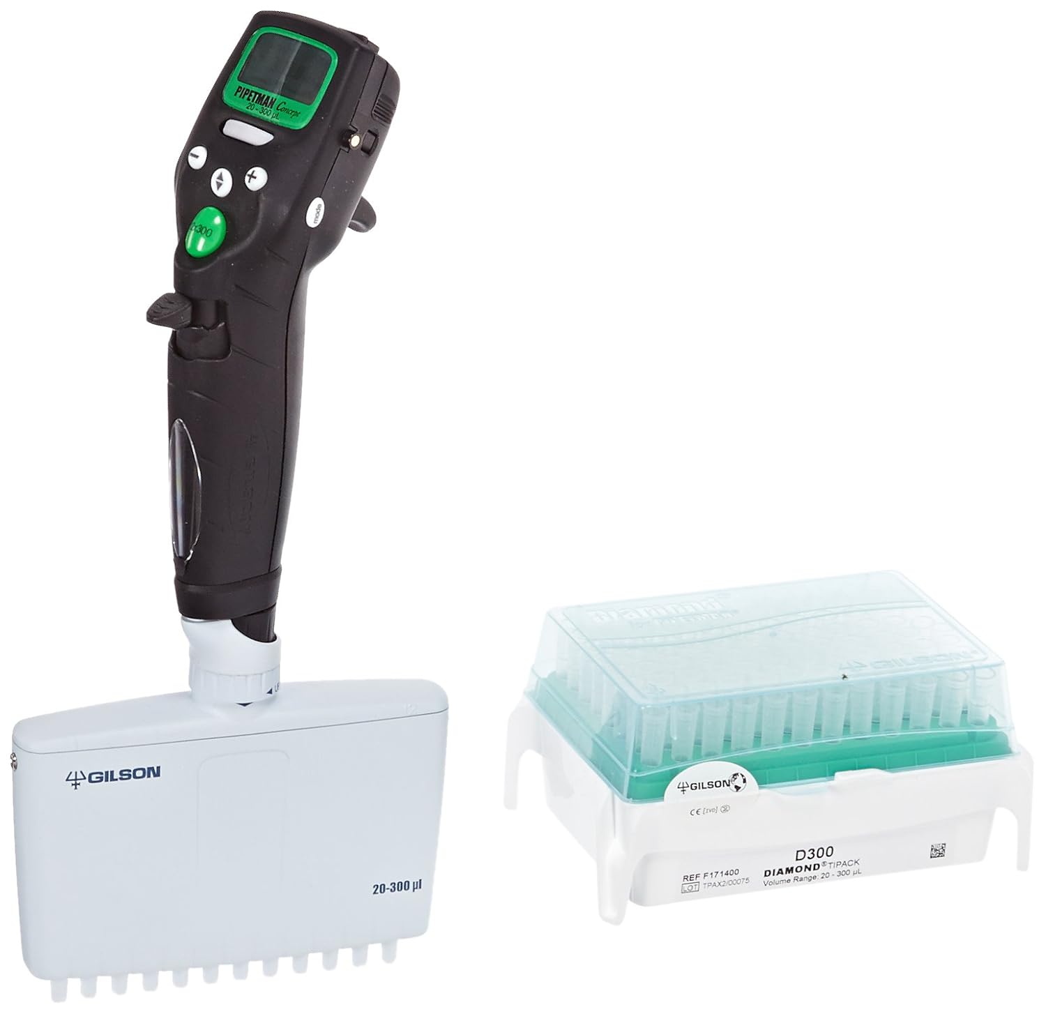 Gilson Pipetman Concept C12X300 Model Multichannel Pipettes, 12 Channel