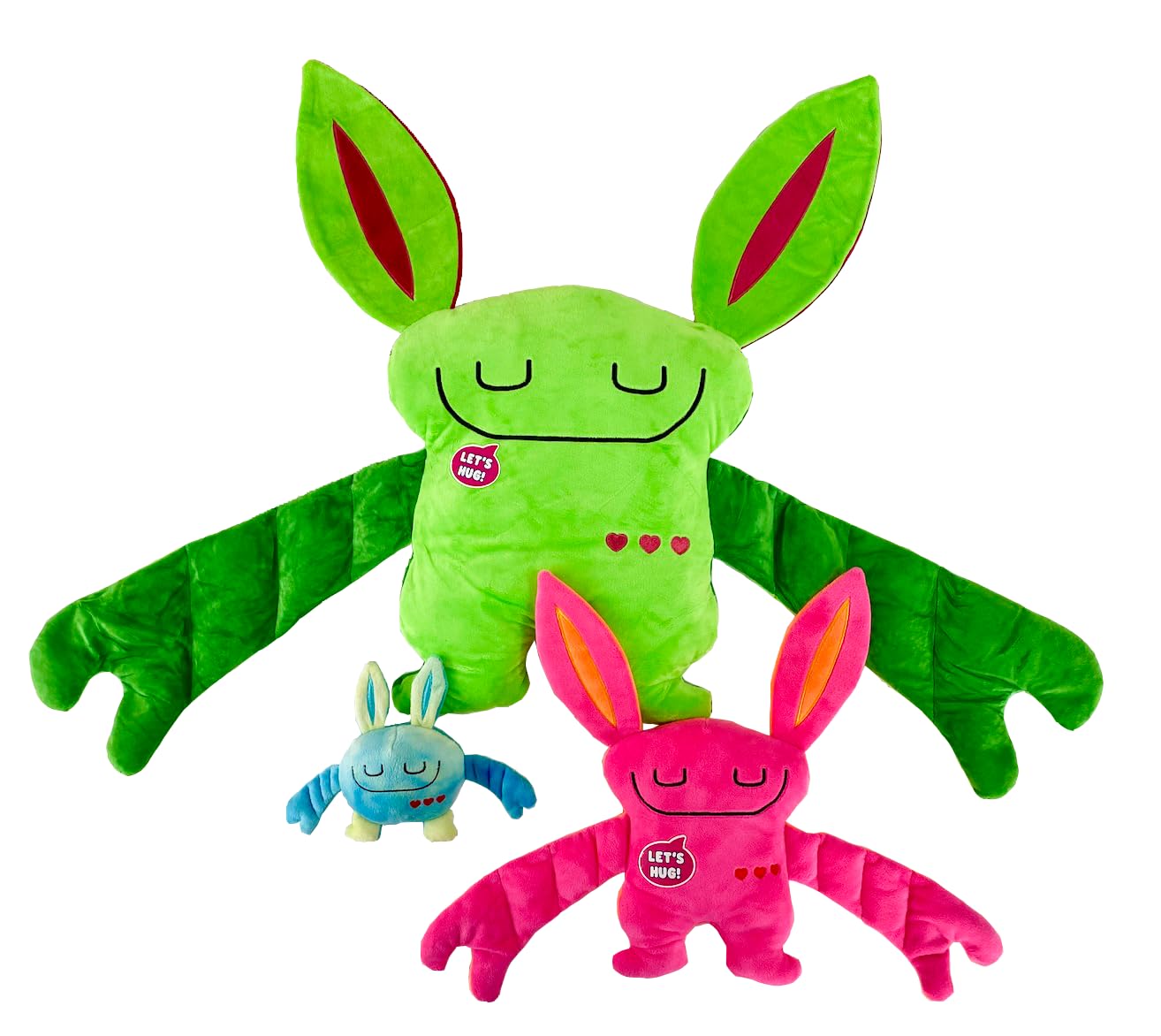 Bumpas 3 Pack Includes: Weighted Stuffed Pillow Animal with Surprise Bumpaloo & Thumper - Soft & Cuddly Plush for Comfort & Sensory Support