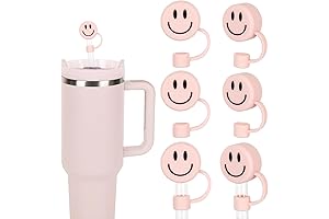 Smiley Face Straw Toppers by Whaline - Your Tumbler's Cheerful Companion