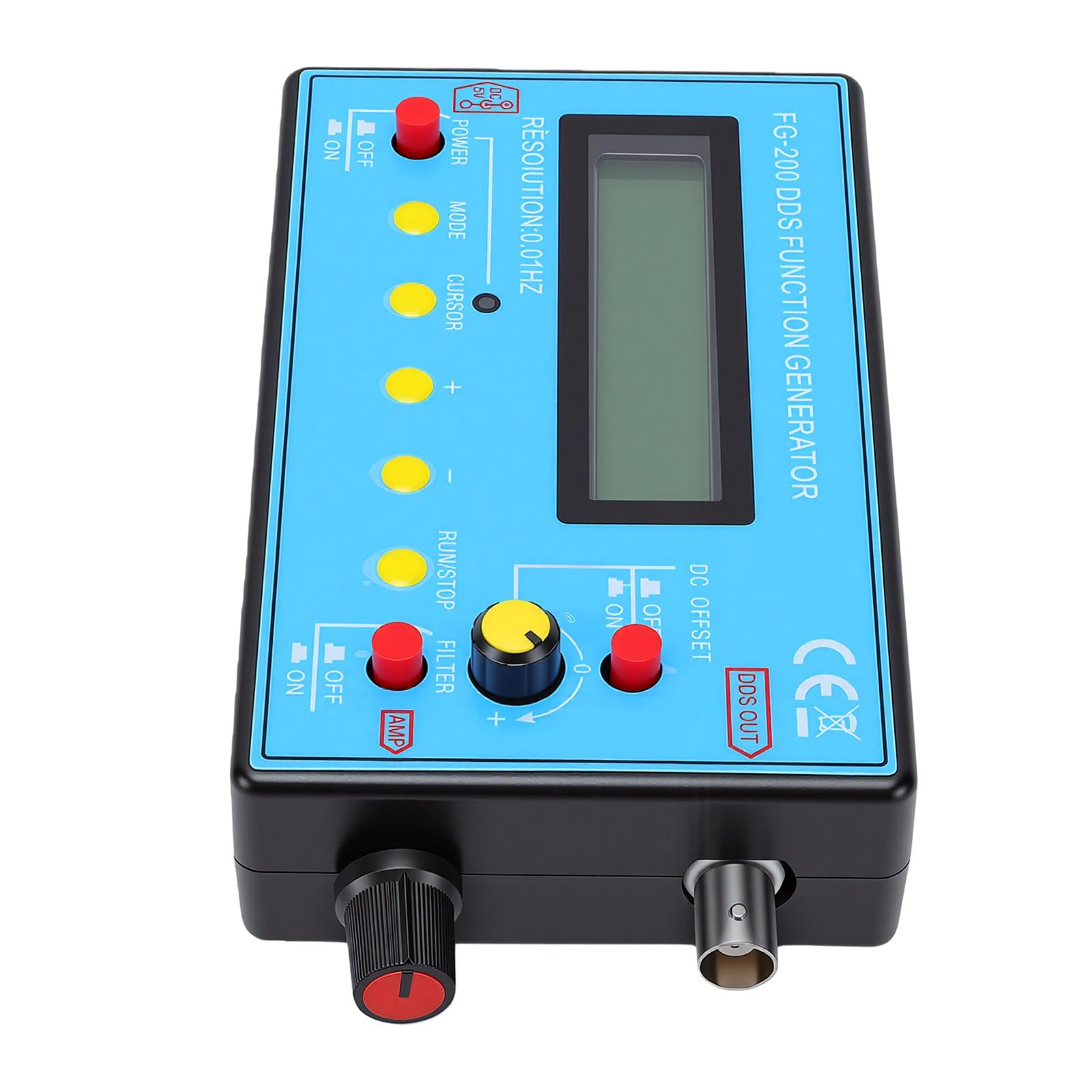 Zunate DDS Generador de Señal de Función 0.01Hz a 500kHz Frecuencia