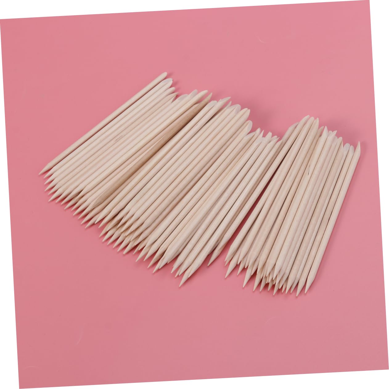 Housoutil 1000piezas Palos De Madera Para Manicura Empujadores De Cutículas De Naranja Utensilios Para Cuidado De Uñas Removedores De Cutículas