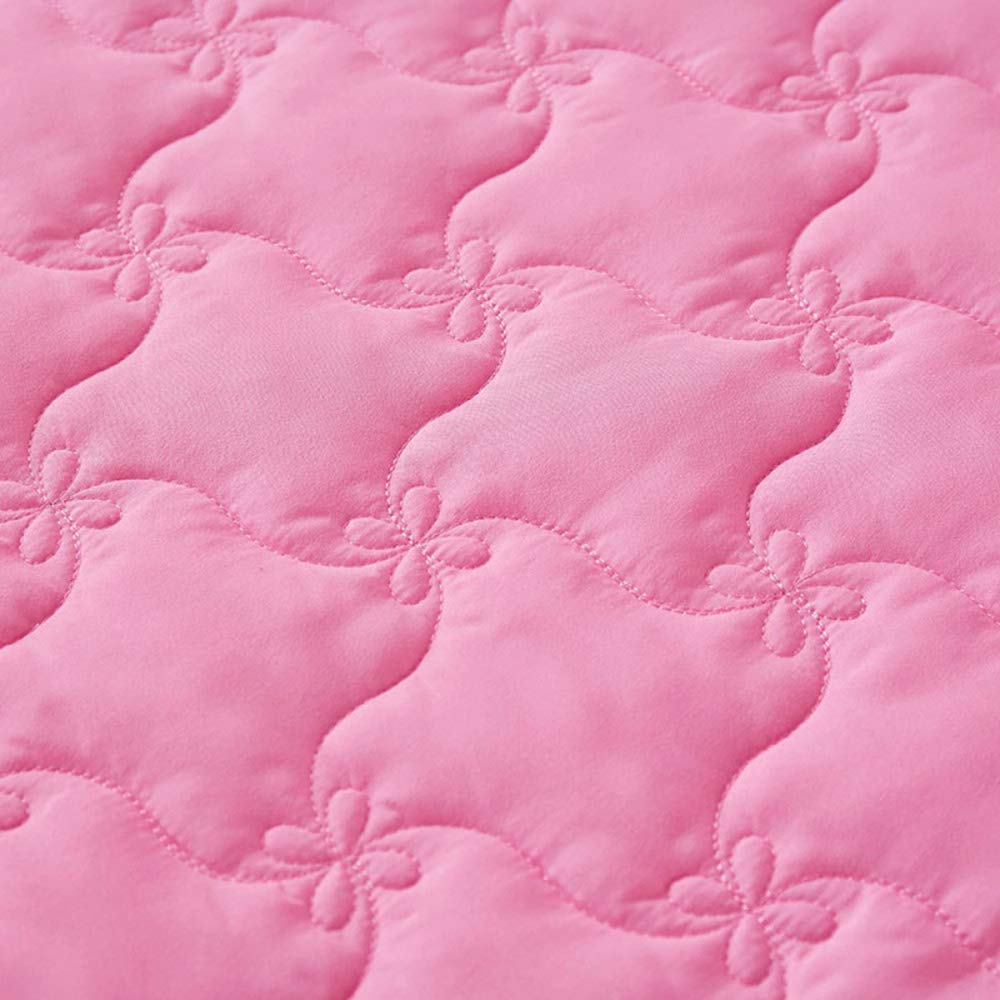 Dentelle Jupe De Lit Couvre-lit Ruffles Matelasse élégante Confortable Luxueuse Collection Fantaisie Pur Couleur Matelasse Dessus De Lits Frange Jupe Volant Couvre-Lits,Color1-150x200cm(59x79inch