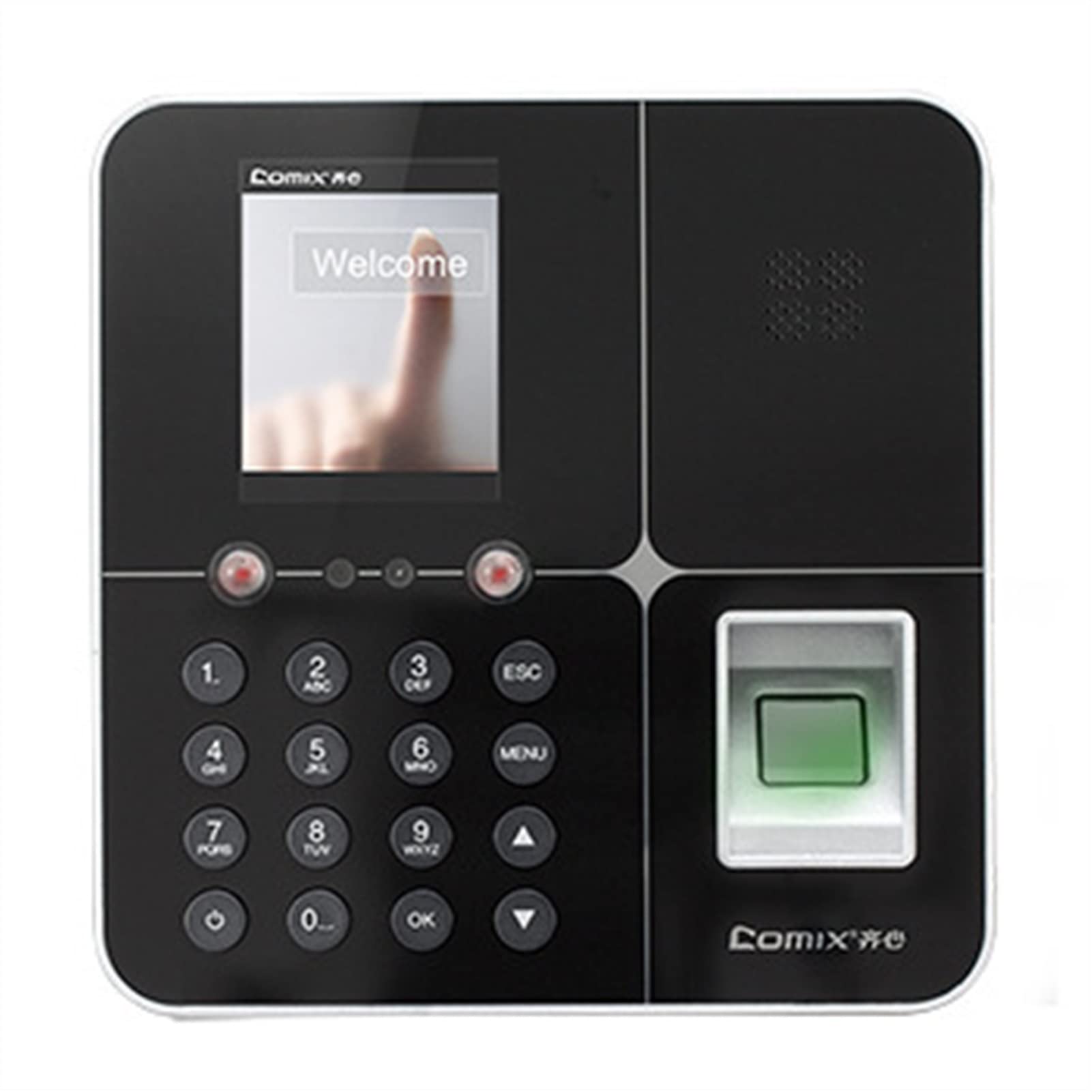 Orologio marcatempo, Face Fingerprint Time Clock Tempo for il viso Impronta digitali Macchina for la presenze di partecipazione del tempo Adatto for le piccole e medie imprese per affari, ufficio