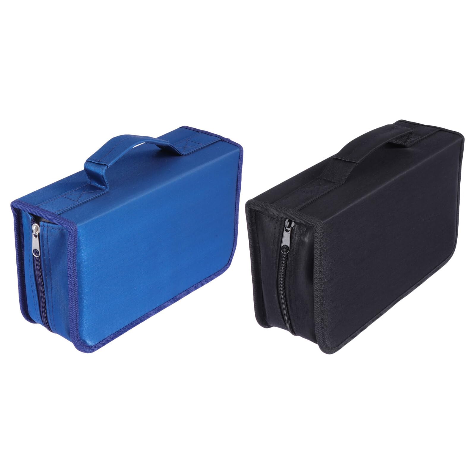 BESPORTBLE 2pezzi Custodia per CD da Contenitore per Dvd Capacità di Dischi Porta CD Organizer per Auto Casa Ufficio Viaggi Colore Casuale