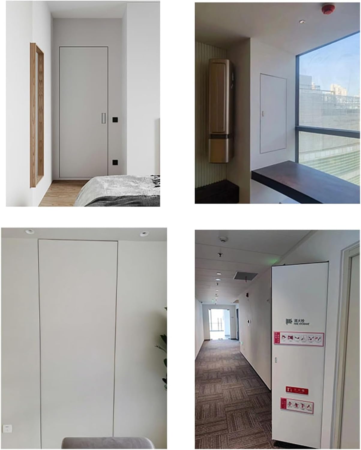 Large Hidden Access Panel for Drywall, Access Panel for Drywall, Aluminum Alloy Inspection Hatch Cover for Wall and Ceiling Electrical and Plumbing(30 * 40cm/11.8 * 15.7in)