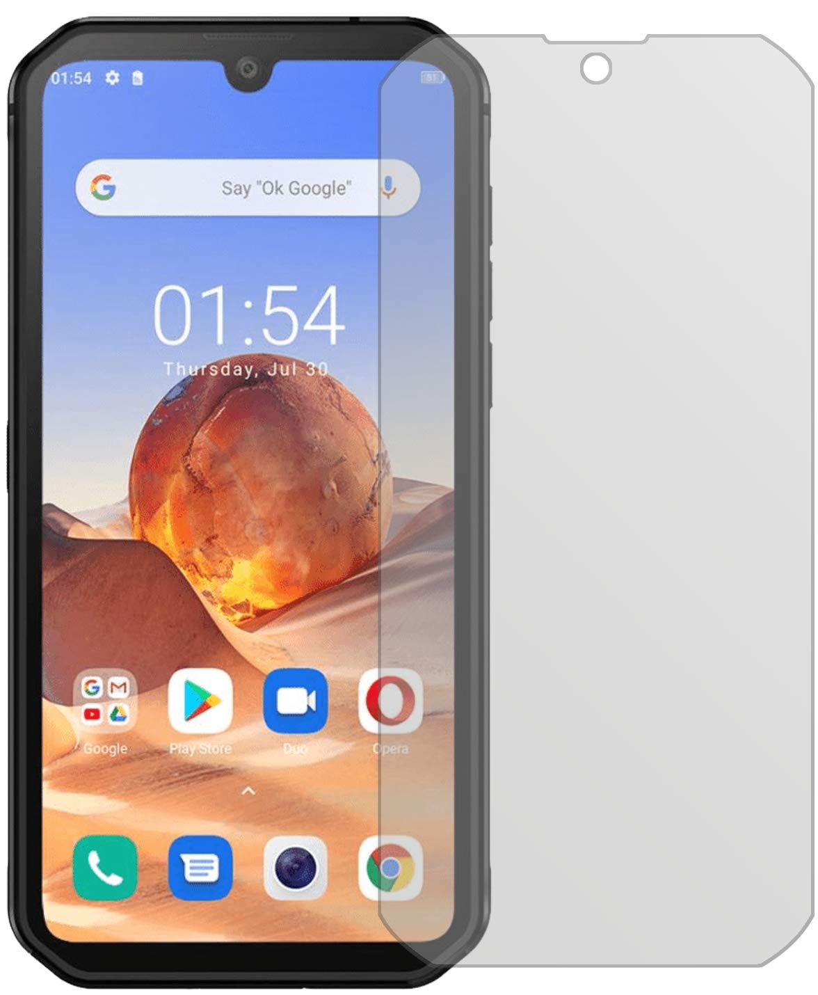 Pellicola per Blackview BV9000 Pro Prottetiva Protezione Vista 4 modi dipos