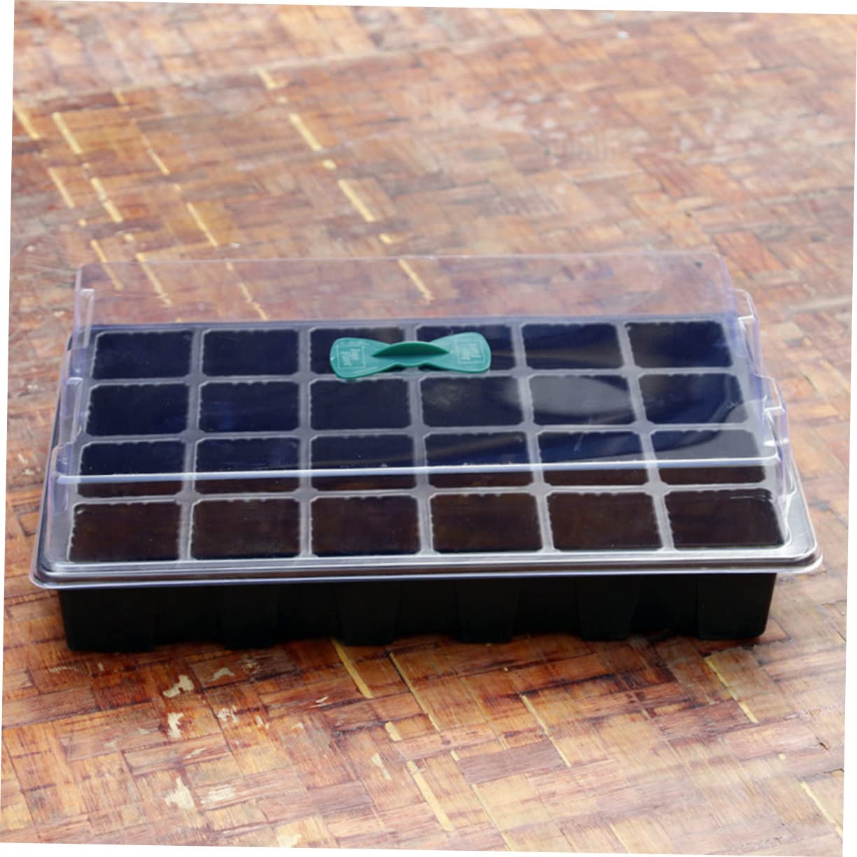 Toddmomy 3juegos Bandejas para Plántulas de Resistente Rejilla para Germinación de Hortalizas Caja de Cultivo Contenedor de Plantación Suministros de Jardinería Bandeja Cultivo